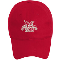 YOUTH,  Baseball Cap , Wildcat Mascot_White