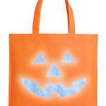 Halloween Pumpkin Reflective Tote Bag