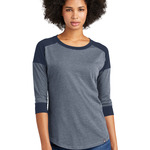 ® Ladies Heritage Blend 3/4 Sleeve Baseball Raglan Tee