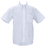 BOYS Button Down Short Sleeve Shirt Sizes  4 - 7